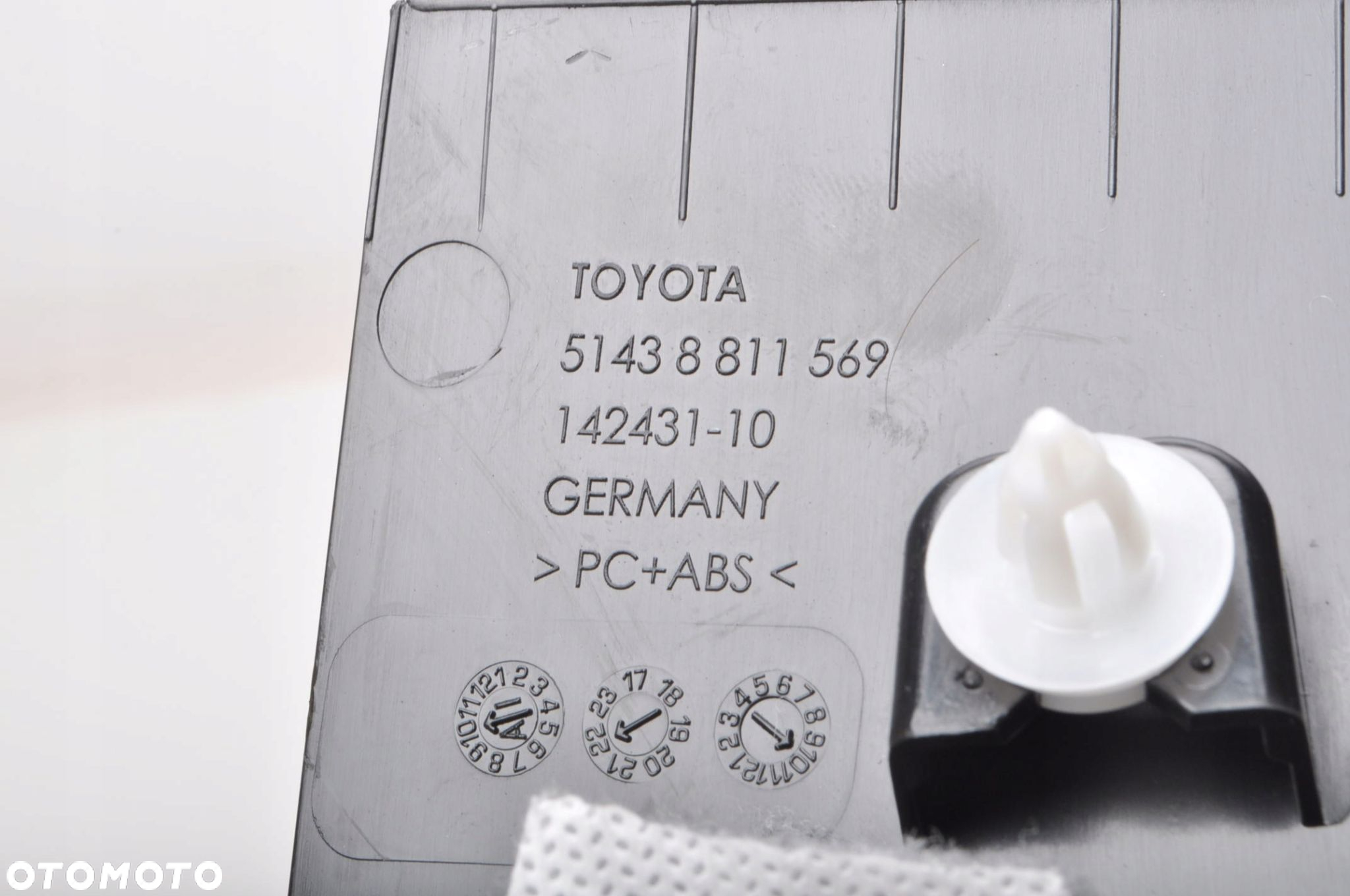 TOYOTA SUPRA MK5 OSŁONA PLASTIK SŁUPKA SZYBY LEWA 8811569 - 6