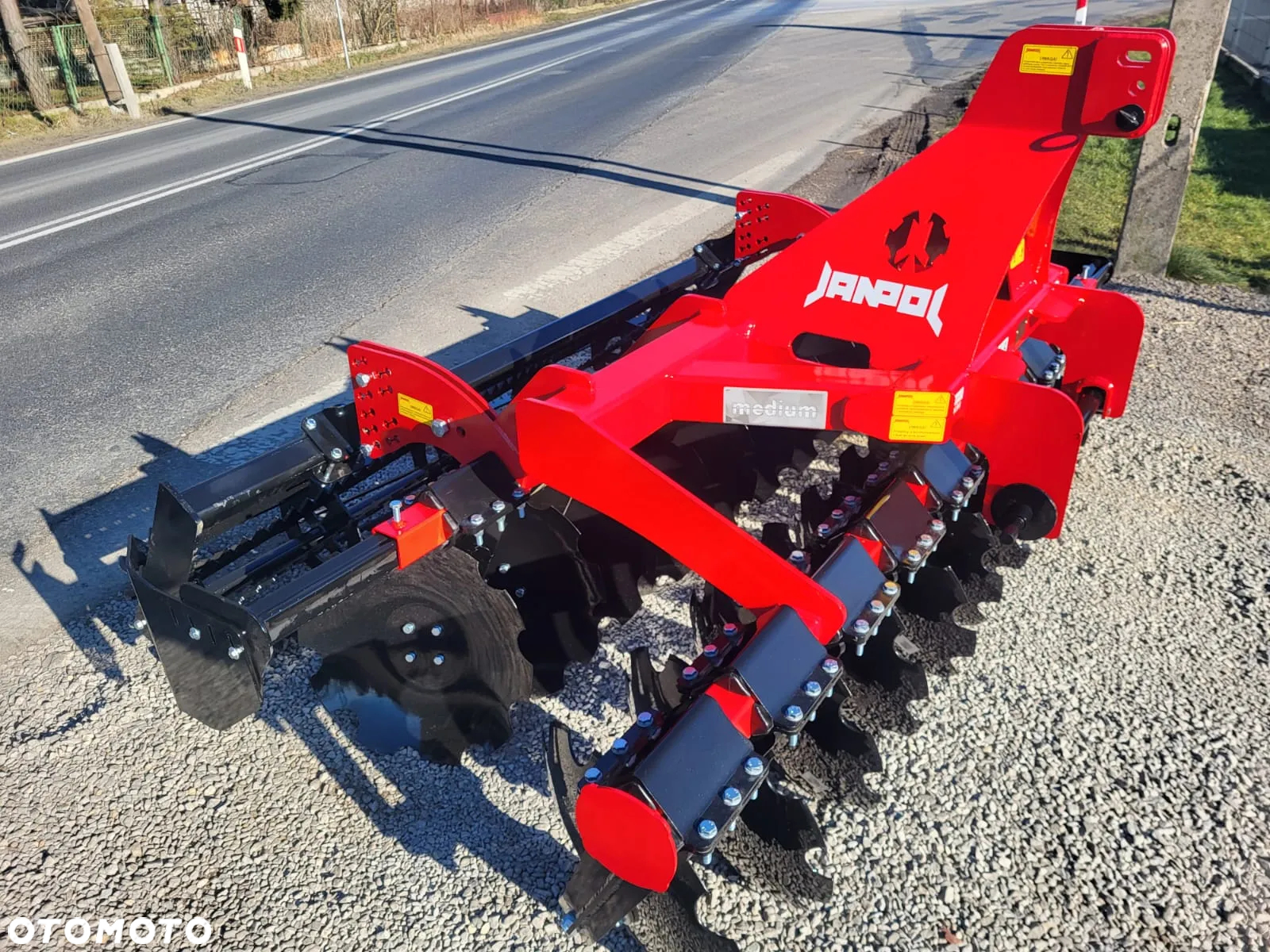 Brona talerzowa 1,6-3m TALERZÓWKA bez hydropaku/talerz 560/packer/daszek JANPOL od ręki TRANSPORT - 10