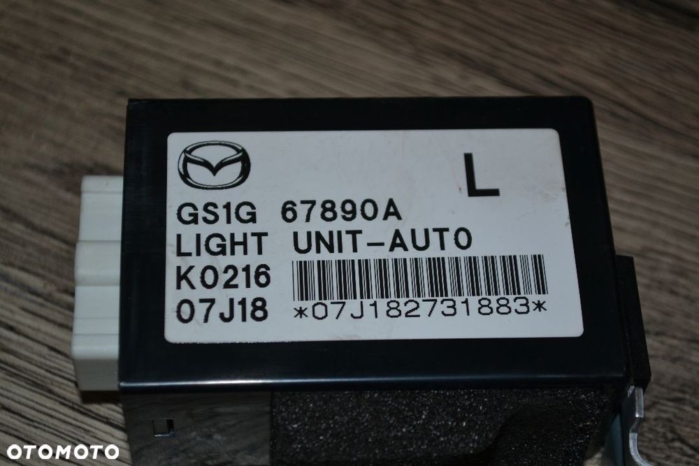 MAZDA 6 07-12 MODUŁ STEROWNIK ŚWIATEŁ GS1G 67890A - 2