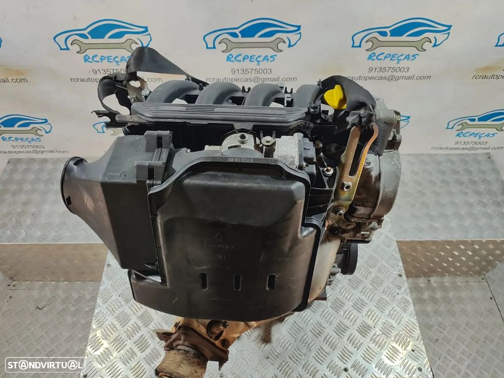 Motor Completo Renault Clio mk2 Fase 2 II 1.4i 16v 98cv K4JB711 K4J711 - 4