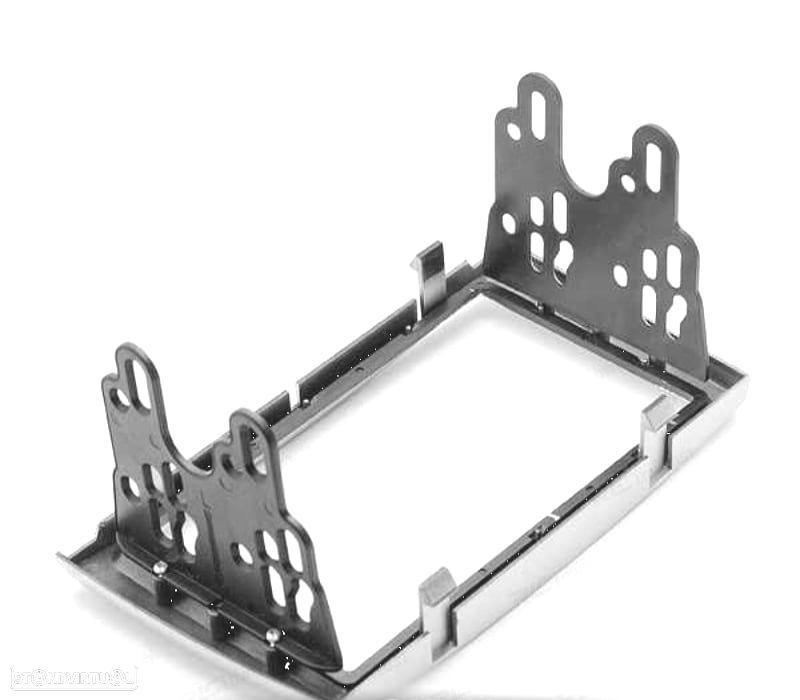 MOLDURA ADAPTADOR CINZA PARA RADIO 2-DIN PARA PEUGEOT 308 408 - 3
