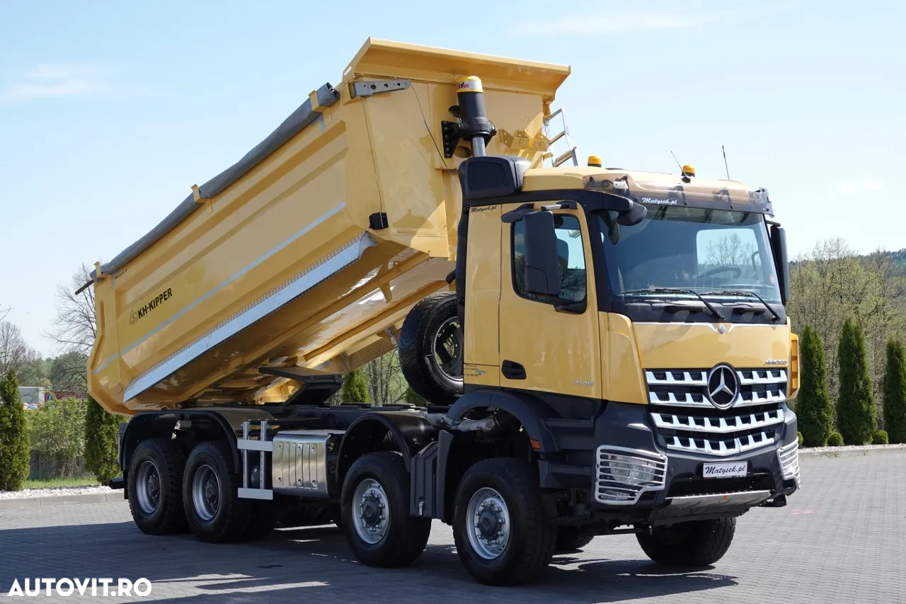 Mercedes-Benz AROCS 4145 / 8x8 / TIPPER SPATE / KH KIPPER / EURO 6 - 4