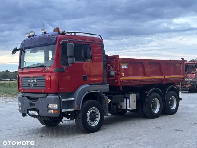 MAN TGA 26.430 Kipper Dautel Hydroburta 6x6 HDS stan idealny - 2