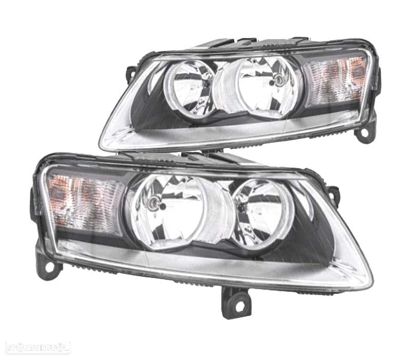 FARÓIS OPTICAS PARA AUDI A6 04-08 - 1
