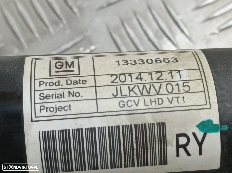 CREMALHEIRA DIREÇÃO OPEL ASTRA J 2015 - 4