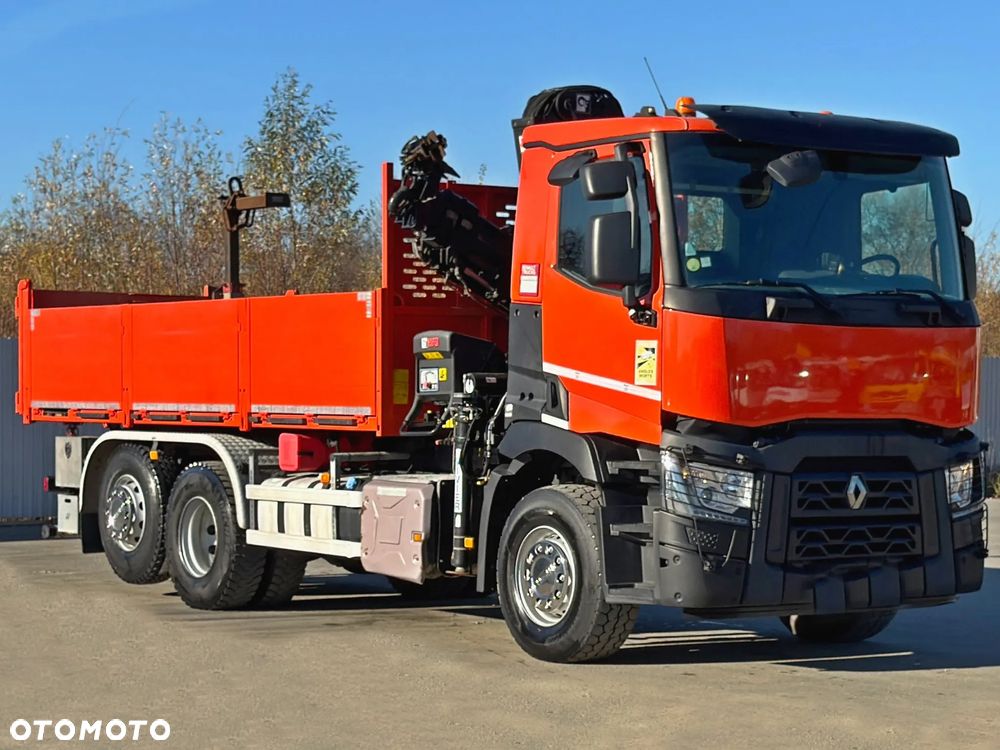 Renault C430 * SKRZYNIA 5,50 m * HIAB 144 BS - 3 + PILOT / 6x2 - 3