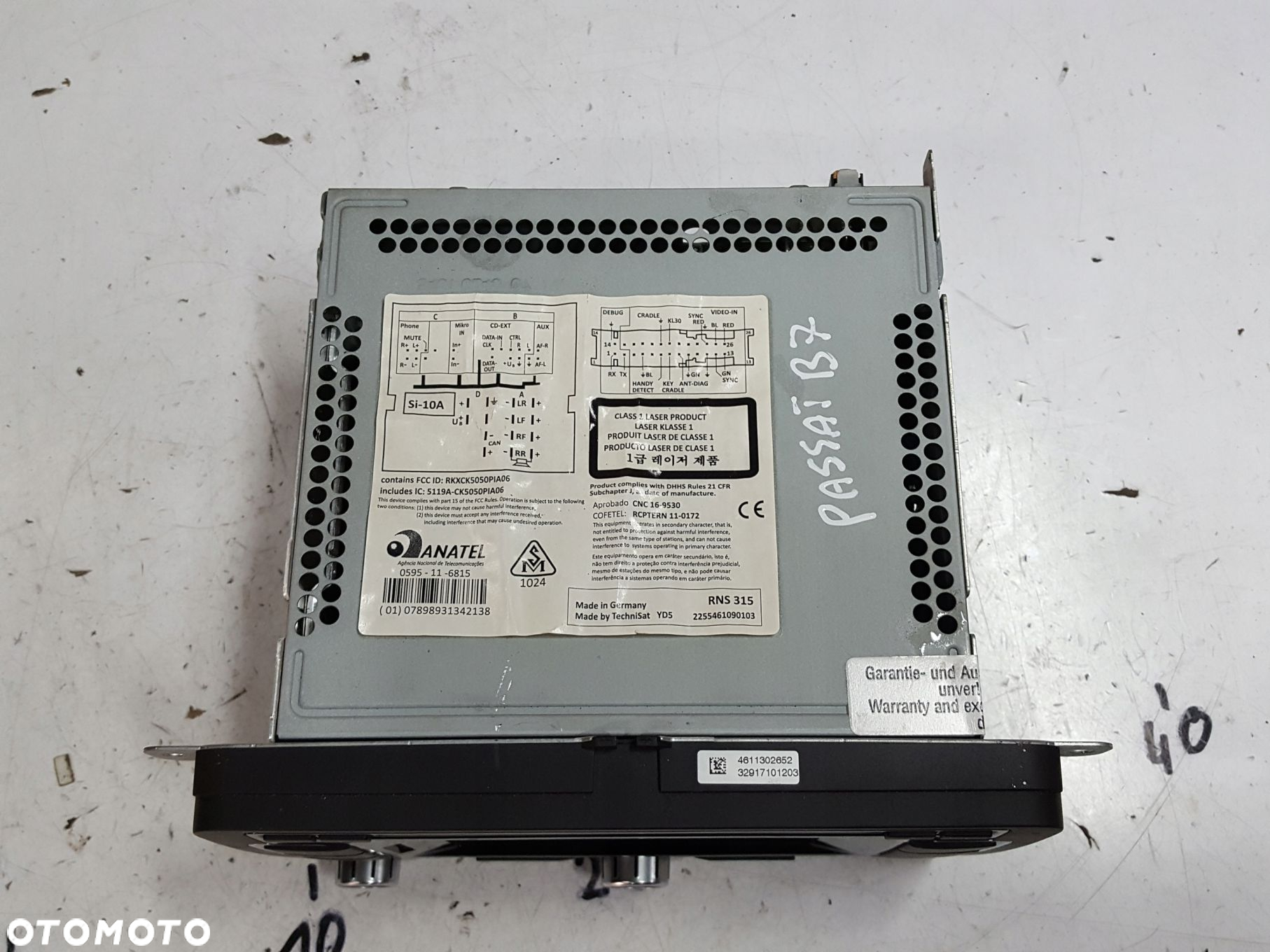 VW PASSAT B7 10-14r NAWIGACJA RADIO CD 3C8035279B - 4