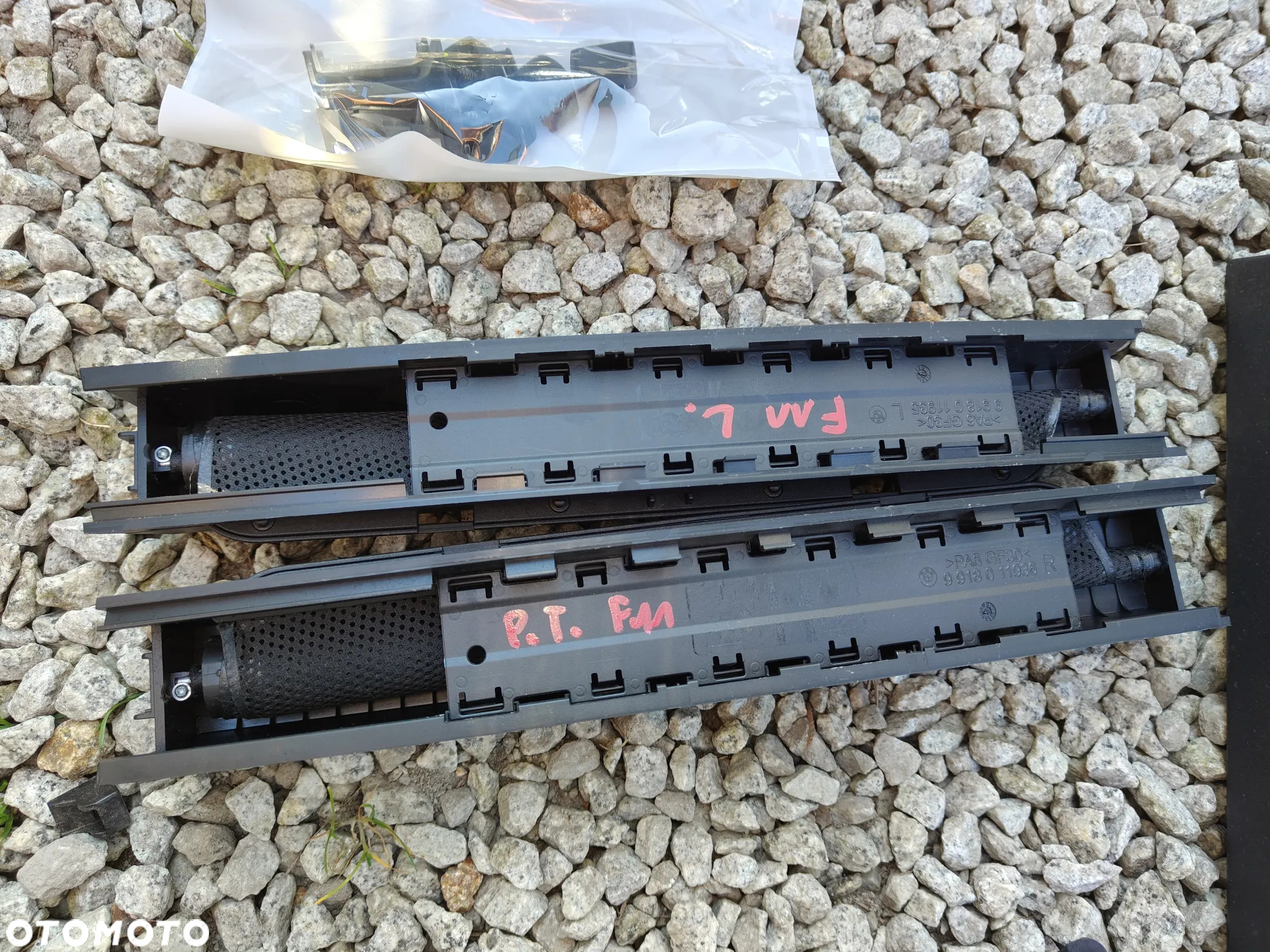 BMW 5 F11 BOCZEK TAPICERKA Boczki Tylne z Roletkami Roletki Dakota Oyster - 18