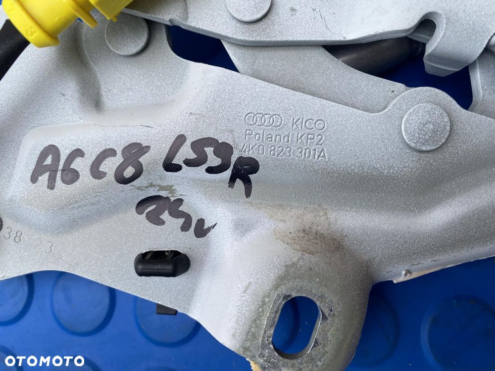 AUDI A6 C8 4K0 LS9R ZAWIASY ZAWIAS MASKI NABÓJ KOMPLET ORYGINAŁ - 3