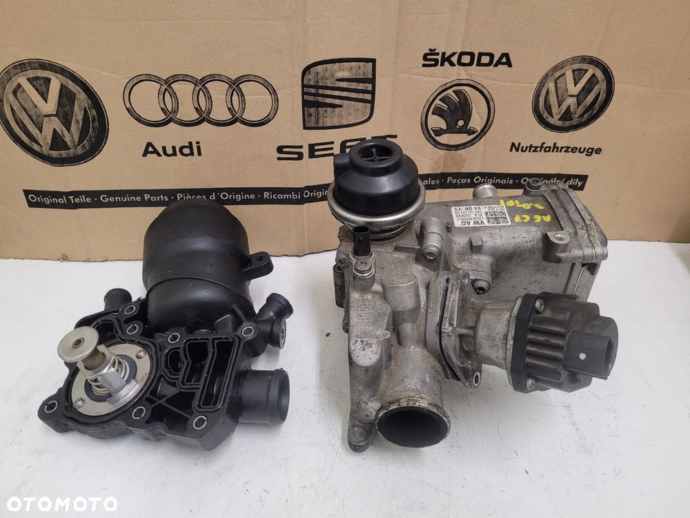 OBUDOWA FILTRA OLEJU CHŁODNICA SPALIN ZAWÓR EGR AUDI A6 C7 A7 A8 Q7 CLA CDU CTB - 3
