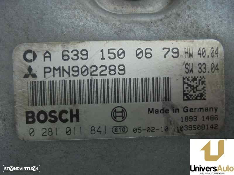 CENTRALINA MOTOR UCE SMART FORFOUR 2005 -0281011841 - 7