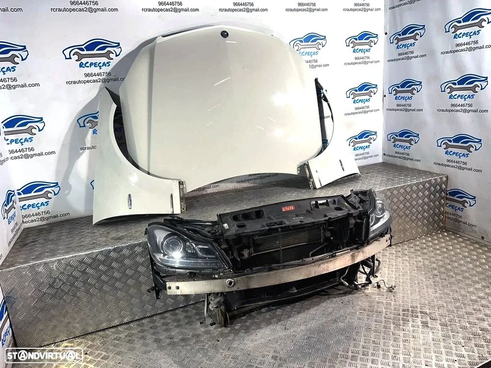 Mercedes Benz W204 C220 AMG Facelift Frente Completa Xenon Diesel 651.911 2006 / 2014 - Parachoques Radiador Parachoque Guarda Lamas Guarda-Lama Optica Opticas Farois Farol Grelha Reforço Fibra Xénon - 3