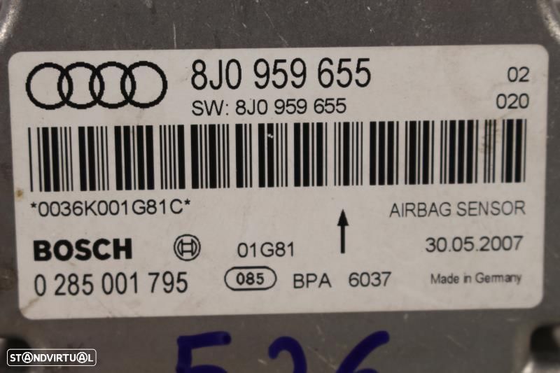 Centralina De Airbags Audi Tt (8J3)  8J0959655 / 0285001795 / 8J0 959 - 2