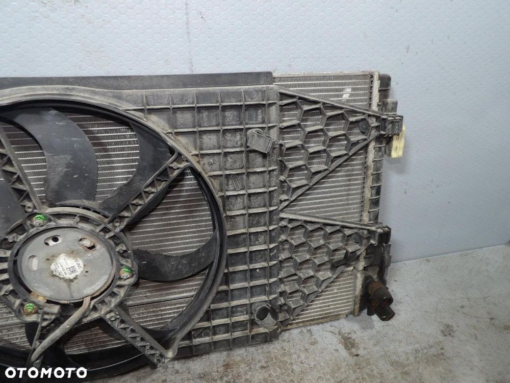 SKODA RAPID 1.4TDI 90KM CHŁODNICA WODY INTERCOOLER WENTYLATOR - 7