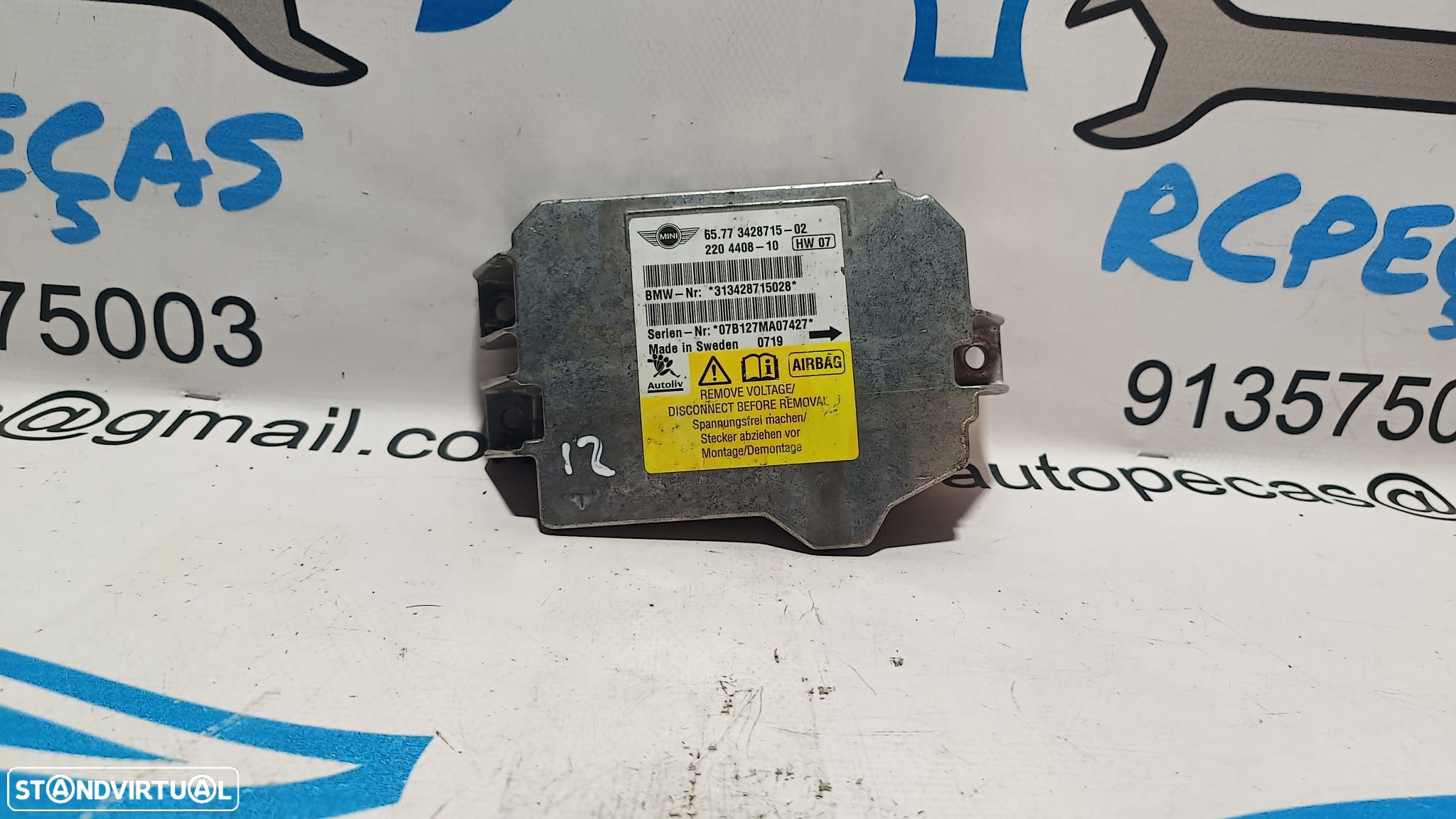 CENTRALINA ECU MODULO AIRBAG MINI COOPER R56 6577342871502 65773428715 342871502 3428715 - 1