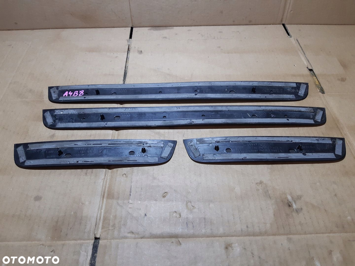 AUDI A4 B8 S-LINE LISTWY PROGOWE KOMPLET 8K0853373B 8K0853374B - 10