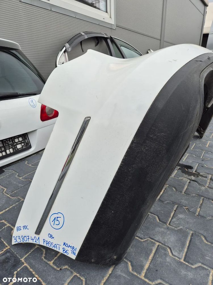 VW PASSAT B6 DRZWI / KLAPA BAGAŻNIKA / BŁOTNIK / MASKA / DESKA ROZDZIELCZA BIAŁE / CZARNE - 10