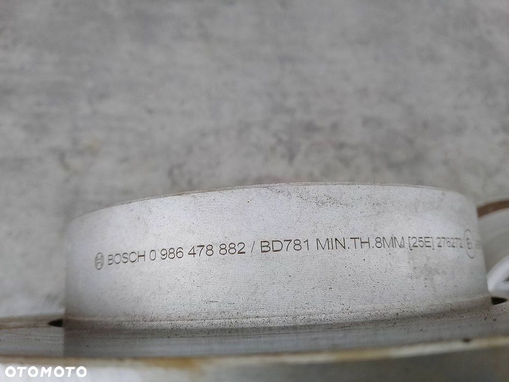 TARCZE HAMULCOWE TYŁ OPEL ASTRA G 0986478882 BOSCH 1.6 16V - 8