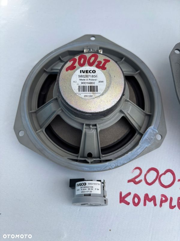 DUCATO BOXER JUMPER 06- głośniki ORYGINAŁ WZMOCNIONE 20W i 30W NOWE - 3