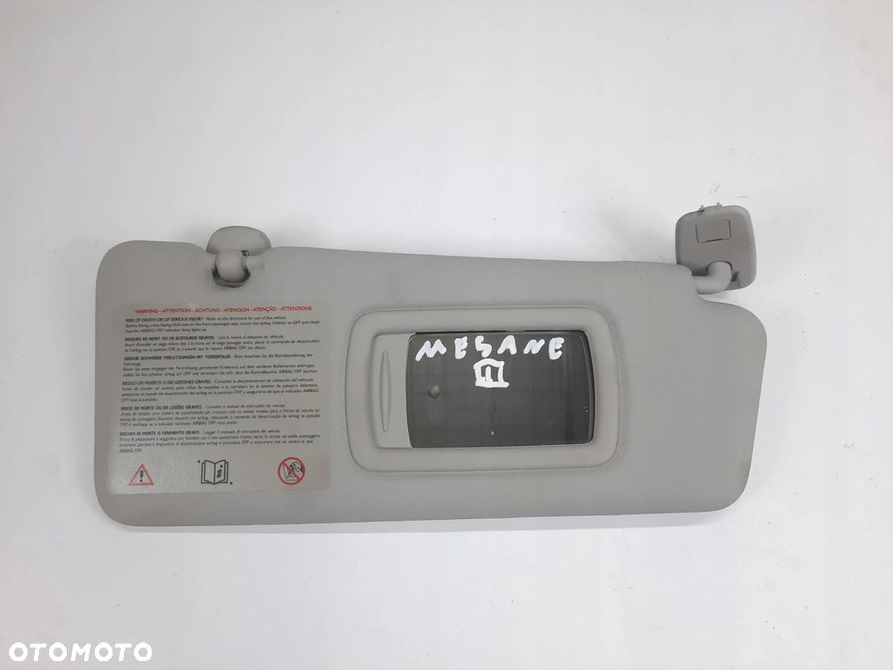 SŁONECZNIK OSŁONA PRAWA RENAULT MEGANE III - 1