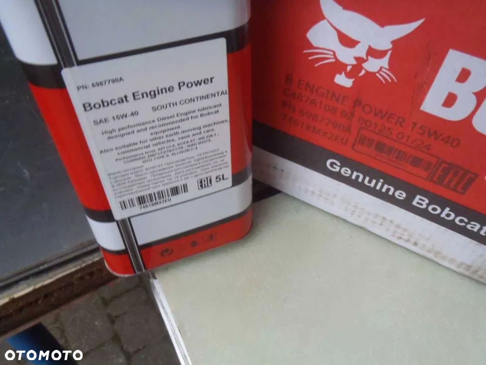 olej silnikowy oryginał bobcat cat kubota jcb traktor koparka 15w40 10w30 - 2