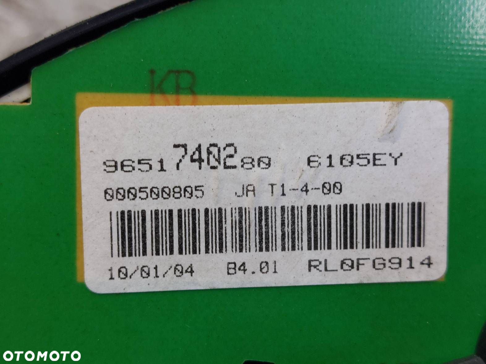 LICZNIK ZEGARY PEUGEOT 206 1.4 HDI 9651740280 - 4