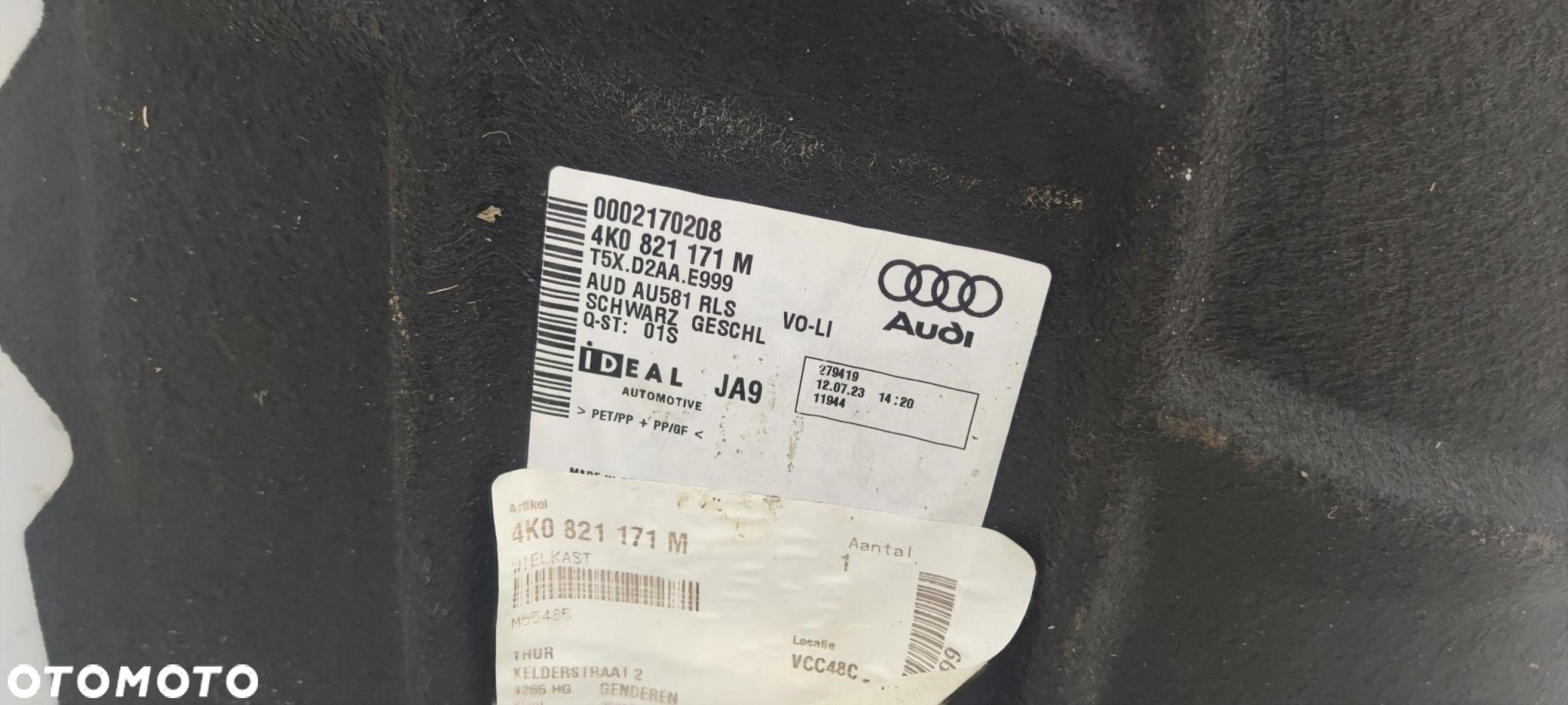 NADKOLE AUDI A6 C8 4K0 LEWE PRZEDNIE 4K0821171M - 4