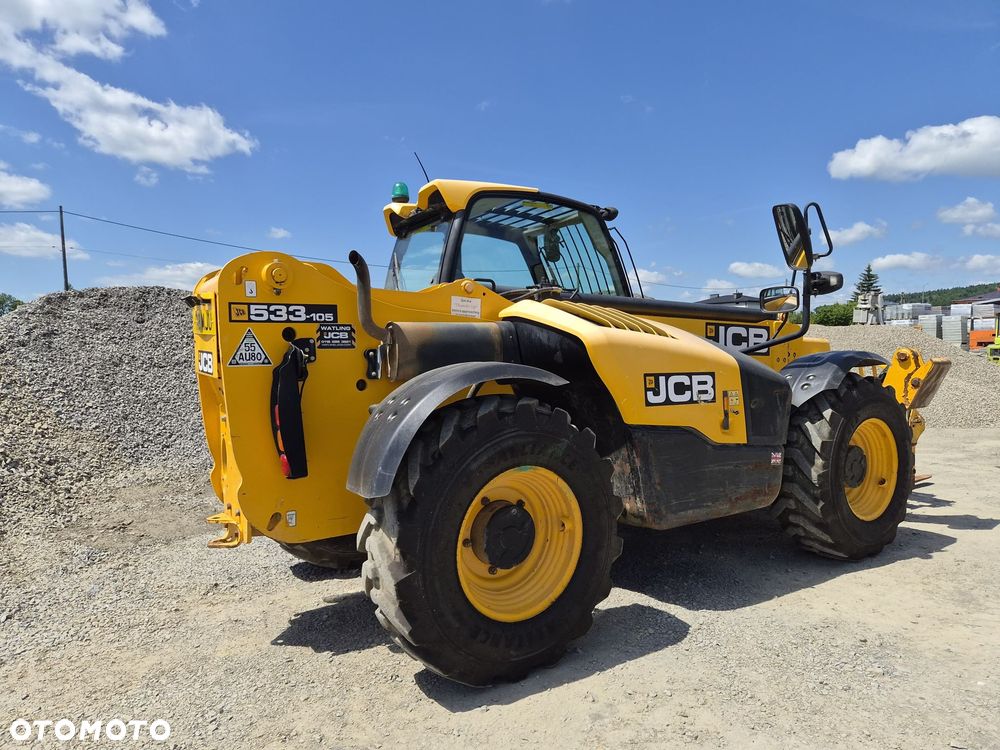 JCB Ładowarka teleskopowa JCB 533-105 2018r Powershift 4WS 10m Manitou Merlo 535-95, 535-125 - 2