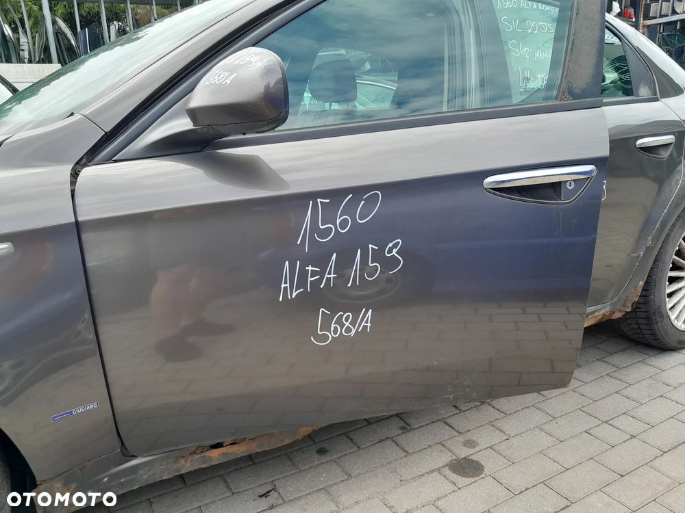ALFA ROMEO 159 DRZWI LEWE PRZEDNIE LEWY PRZÓD KOLOR: 568/A - 1