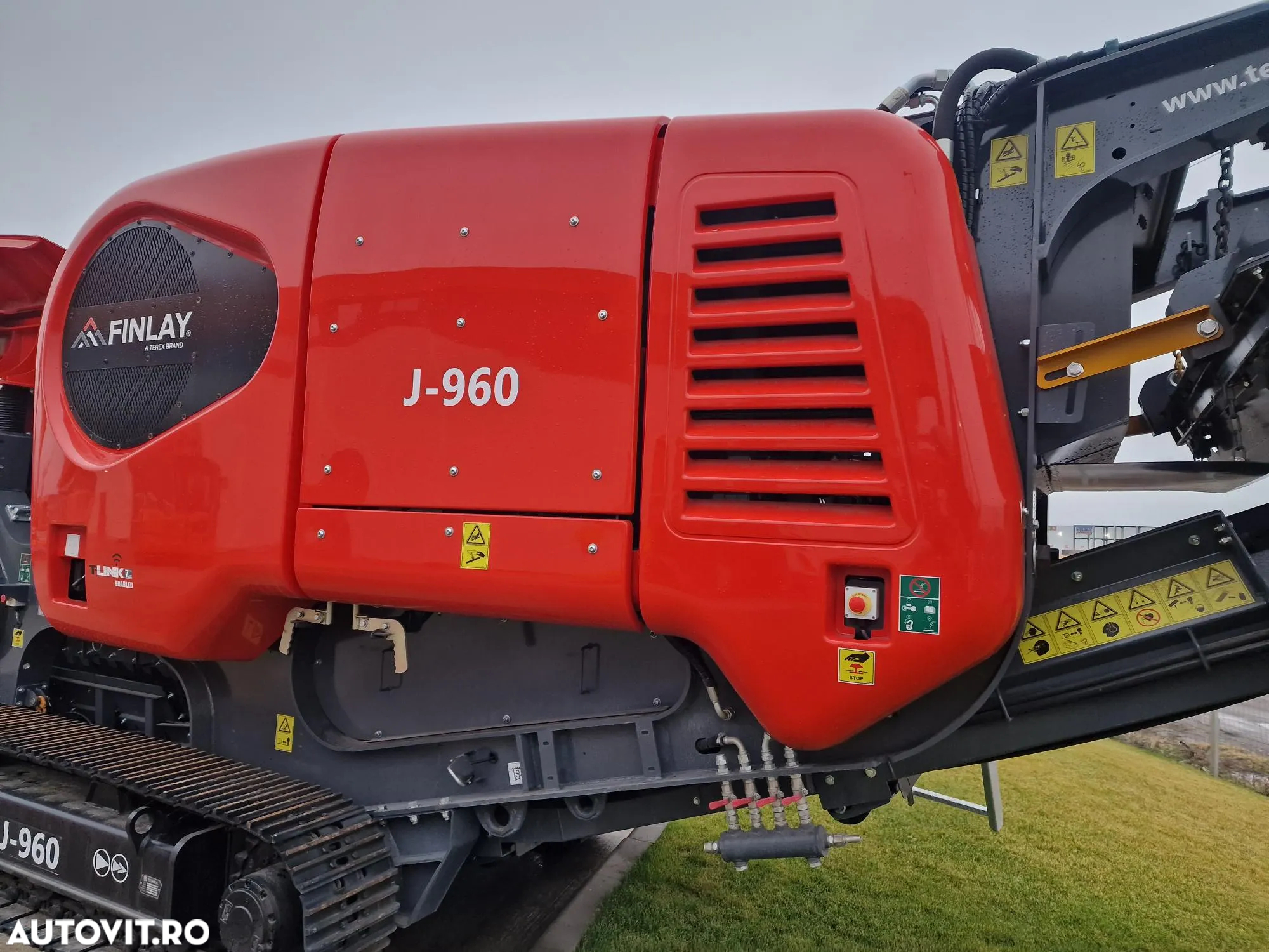 Terex Concasor mobil 28t, FINLAY J960, Cuva 0,9x0,.6m volum 3,6mc, motor CAT 175CP, banda magnetica, GARANTIE, posibilitate leasing 5 ani, PROMOTIE 329.000 EUR+Tva - 5
