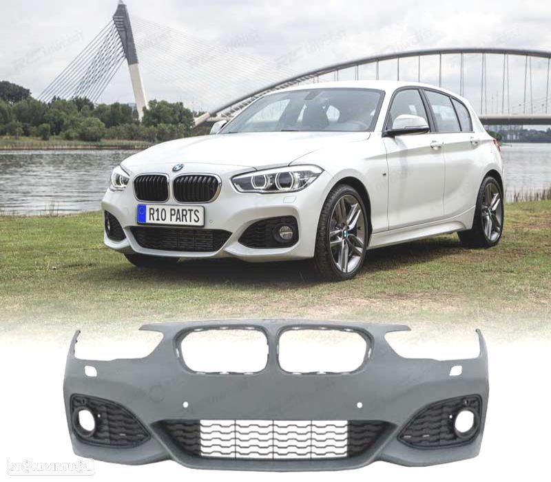 PARA-CHOQUES FRONTAL BMW F20 F21 LCI 15- LOOK M COM PDC SRA - 1