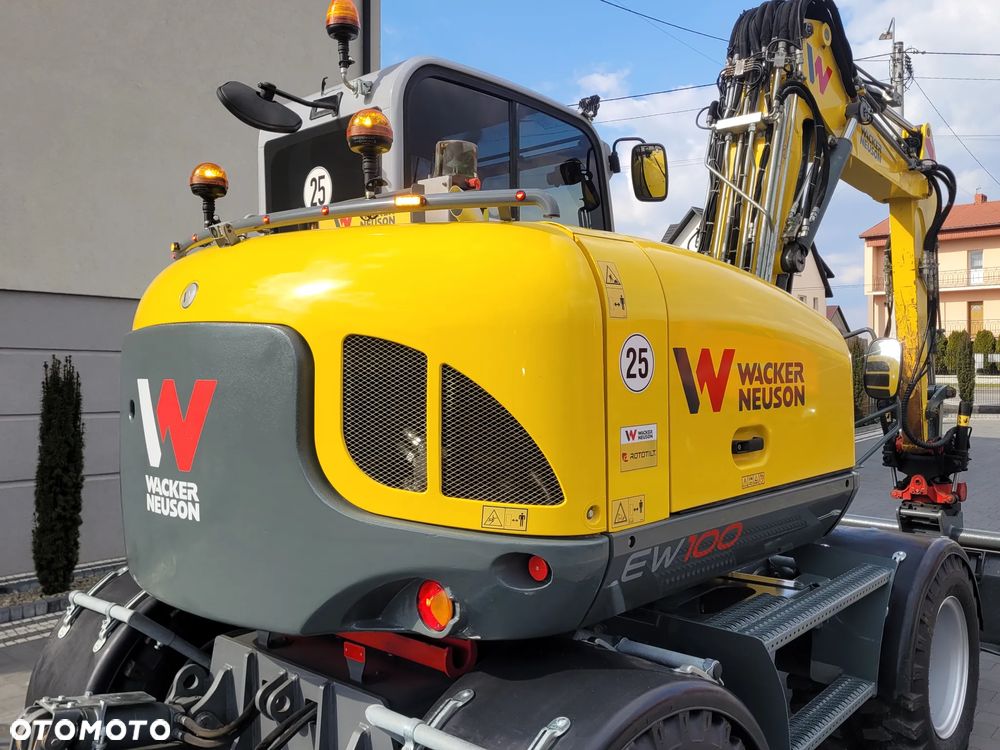 Wacker Neuson EW100 / ROTOTILT / 3 łyżki + widły / - 12
