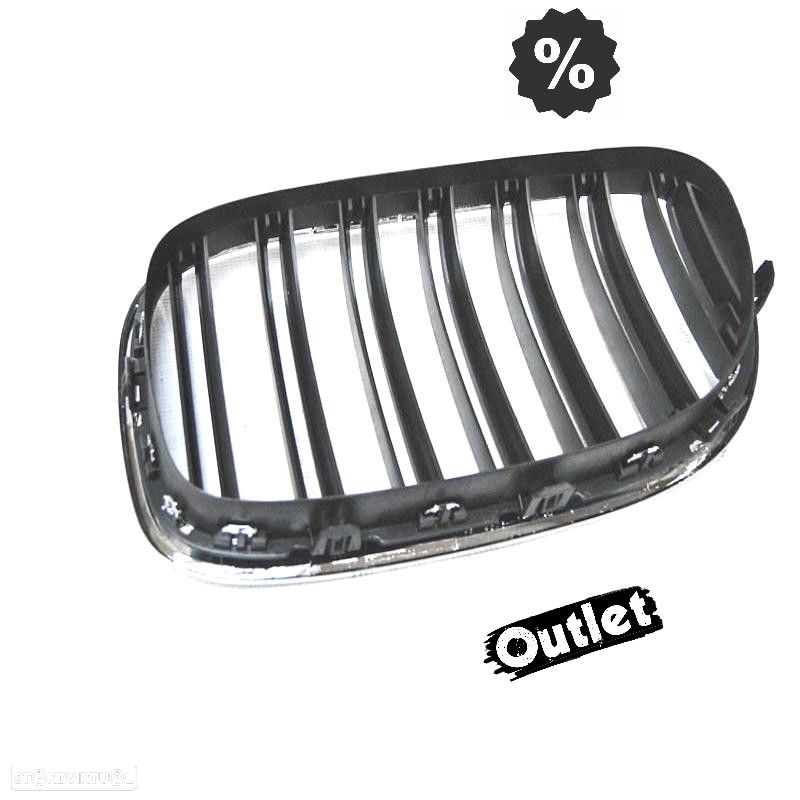 R148455C1 GRELHA FRONTAL BMW SERIE 7 F01 09-15 LOOK M CROMADO - 7