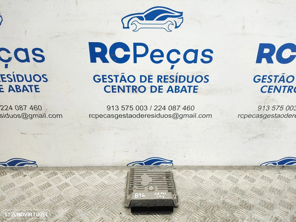 Centralina de motor ECU original VWAG Continental VW Volkswagen Touran 1T 1.6 TDI CAY CAYC 105cv - 1