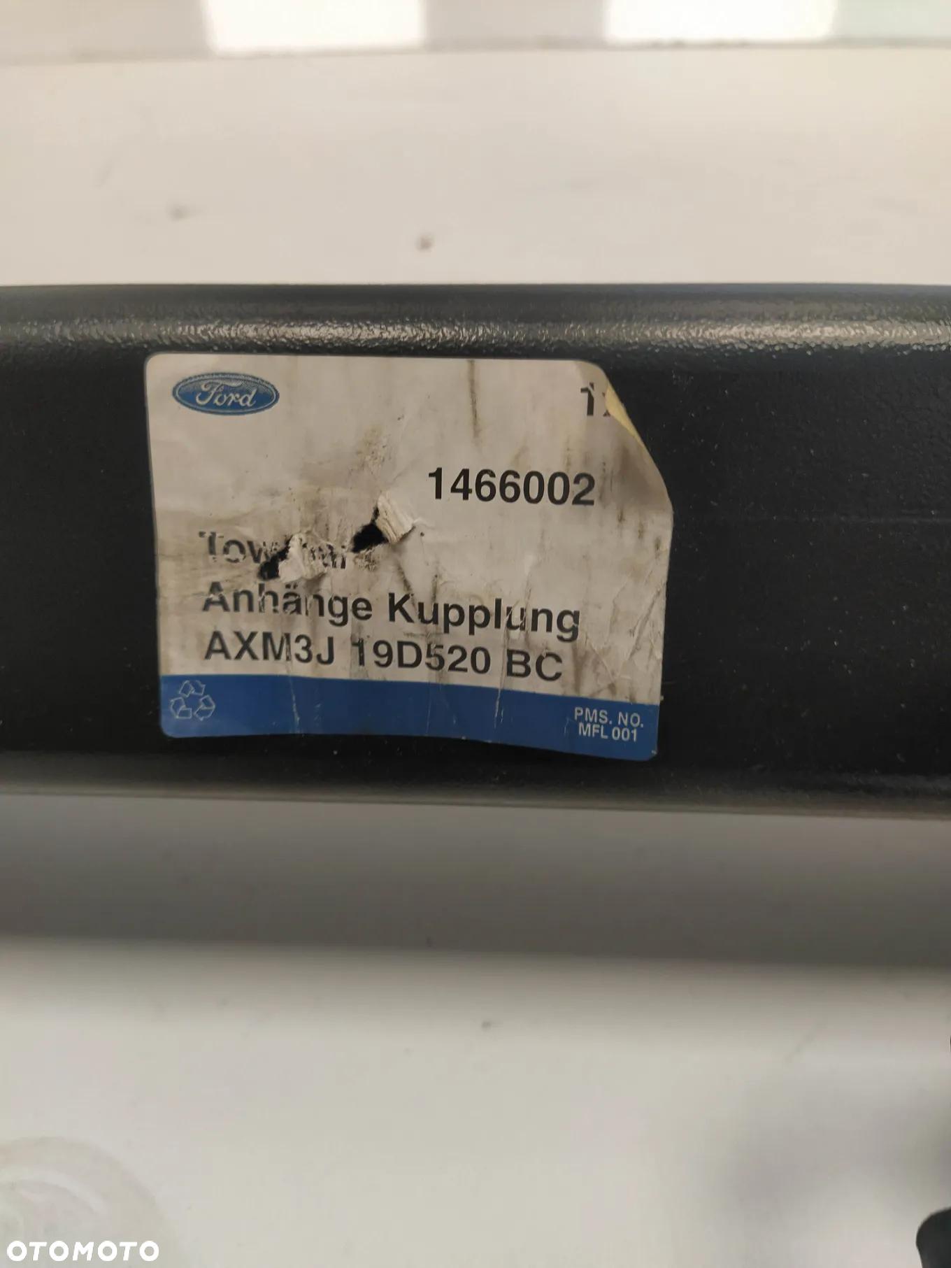 FORD RANGER 2WD HAK HOLOWNICZY KULKOWY KULA HAKA WYPINANY BELKA HAKA KOMPLET ORYGINAŁ - 7