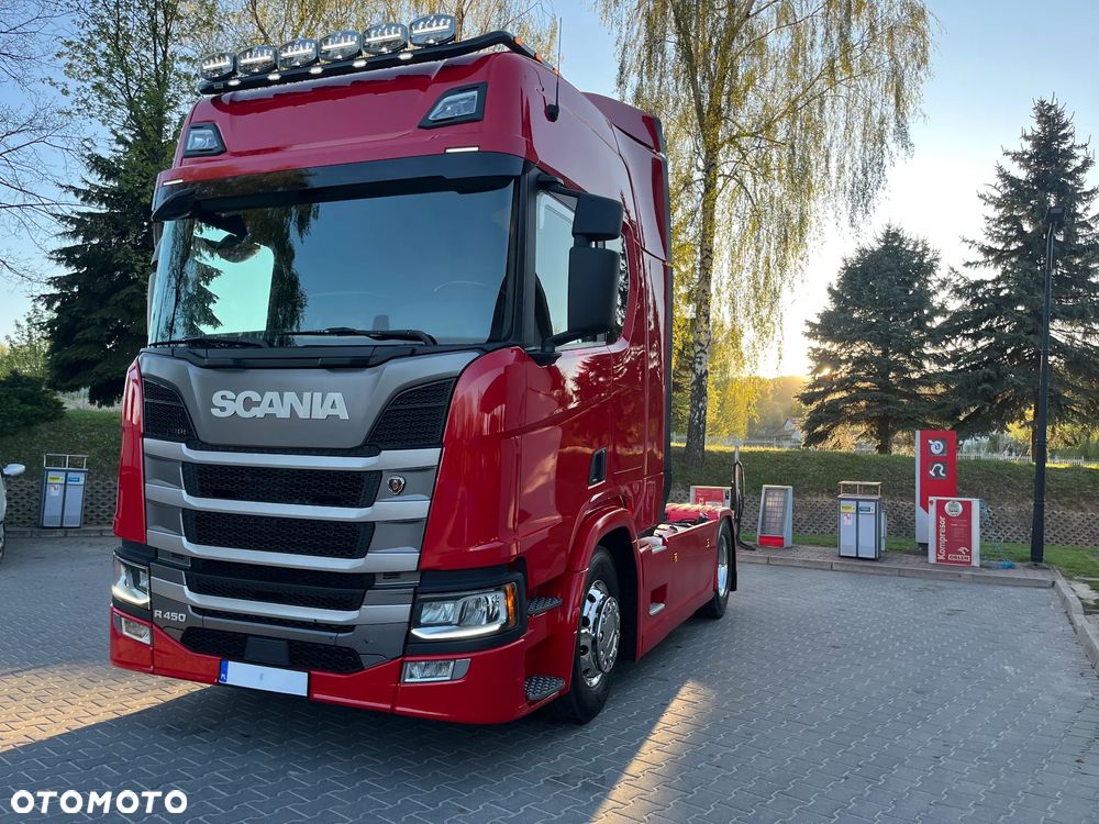 Scania R450//BOGATA WERSJA//RETARDER//KLIMA//NAWIGACJA//RADAR//FULL LED//HYDRAULIKA//PRZÓD/TYŁ NA PODUSZKACH - 8