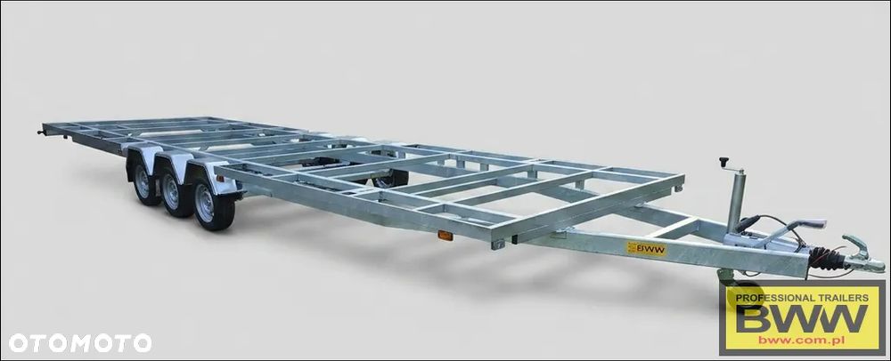 BWW Nowa przyczepa platforma 7,2m DMC do 3,5t. podwozie pod domek mobilny Tiny house - 9