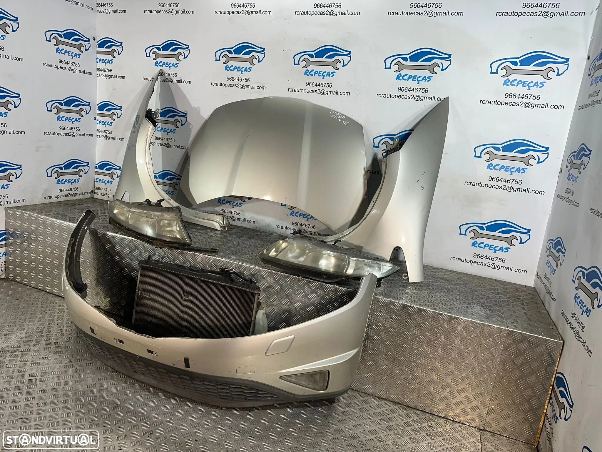 .Frente Completa Honda Civic 8 VIII MK8 FN1 FN2 FN3 FN4 FK1 FK2 FK3 2006-2011 - 4
