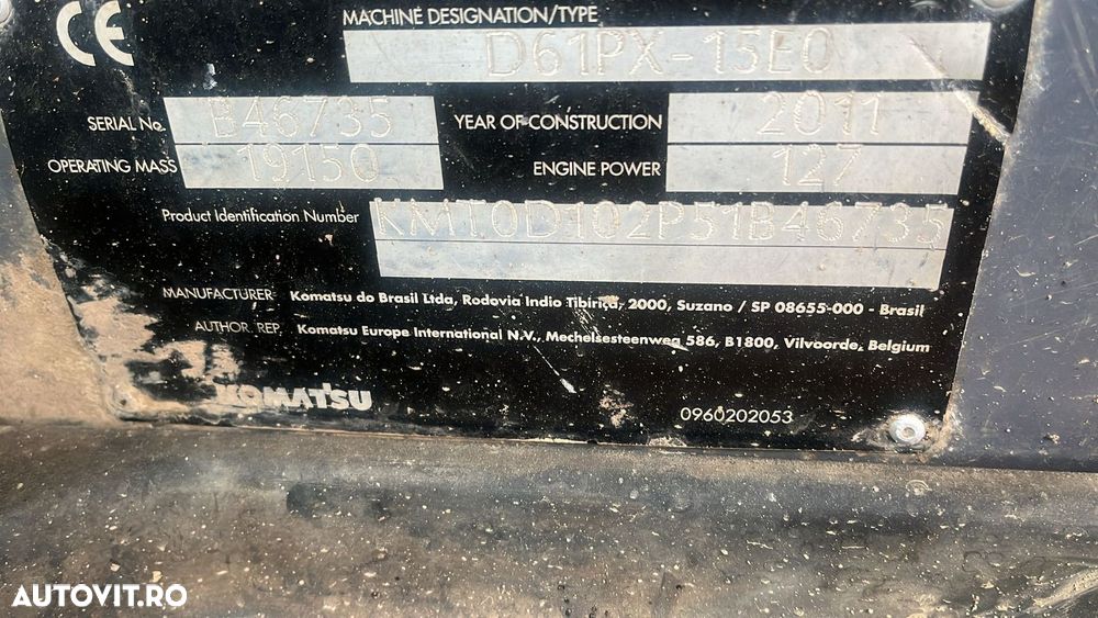 Komatsu D61PX-23 Buldozer - 4