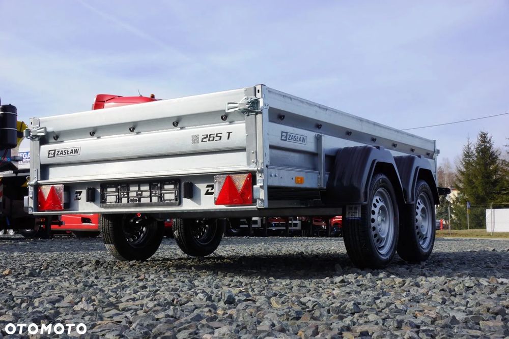 Zaslaw 2 osie, przyczepa towarowa MOCNA I SOLDNA DMC 750 KG - 2