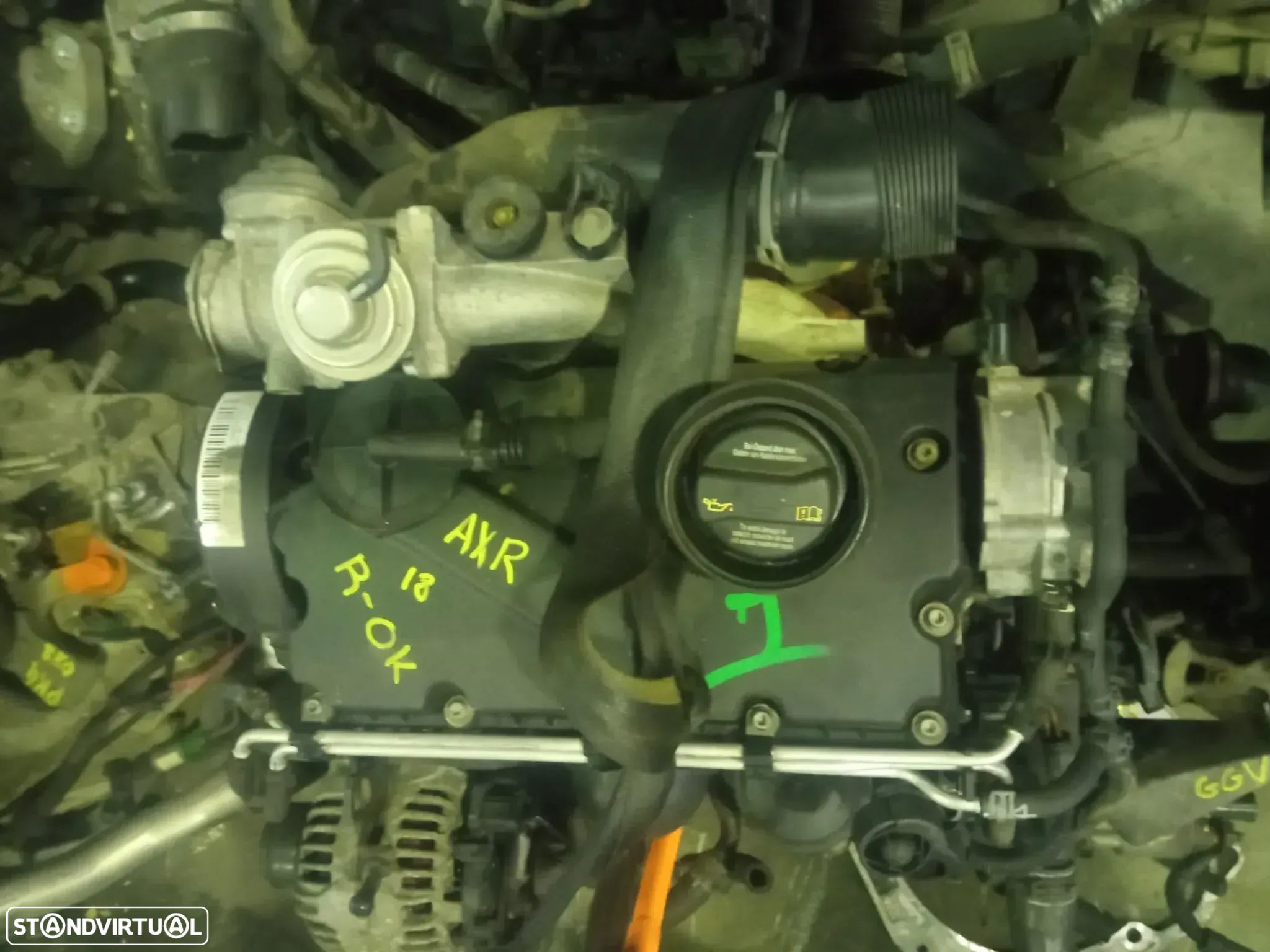 Motor Volkswagen 1.9 TDi 100cv REF: AXR - 1