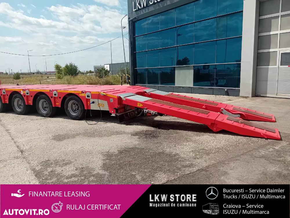 Lider TRAILER/LOW LOADER 4 AXE/4 AXELS, NOU/NEW TOP !!! - 4