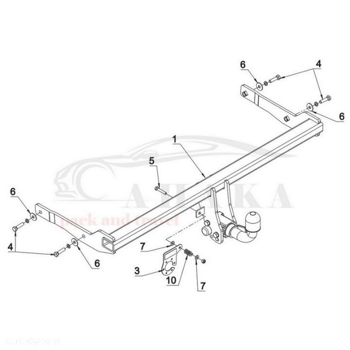Hak Holowniczy Automat Do Skoda Superb Iii Sedan Od 2014 - 3