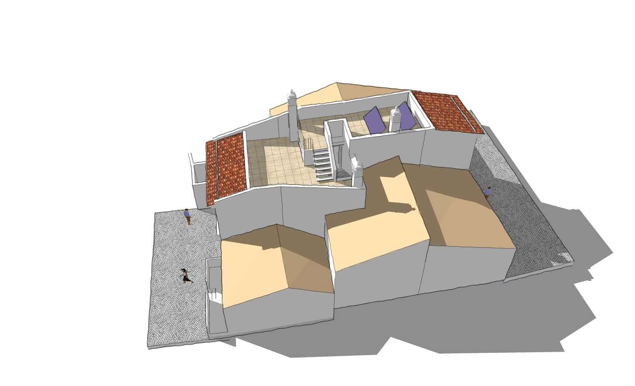 RUÍNA COM PROJECTO APROVADO PARA MORADIA T3 - BENSAFRIM - Grande imagem: 4/13