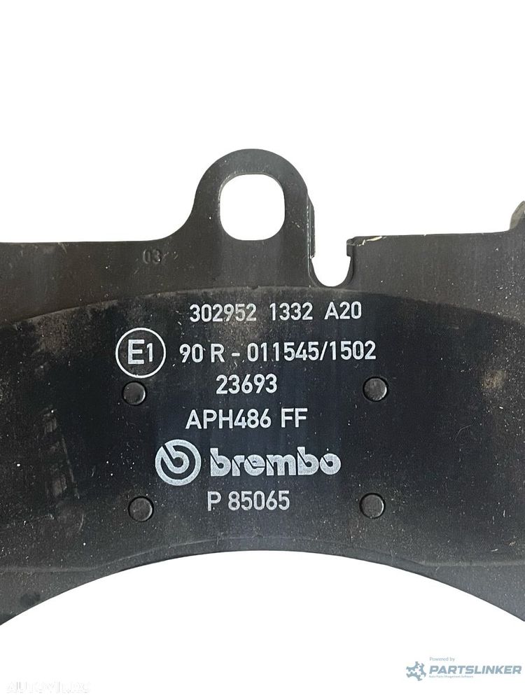 Set placute frana fata AUDI Q7 4LB 2006 - 2016 3.0 TDI quattro CJGC, CJMA, AUDI Q7 4M 2015 - > Brembo 10133023A - 2