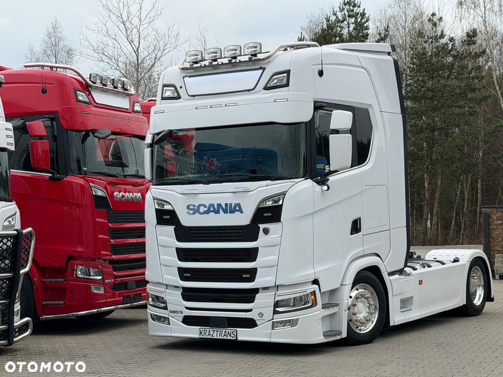 Scania 580S scania z Niemiec v8 mega low deck idealny stan 2021 pełna opcja bez egr - 2