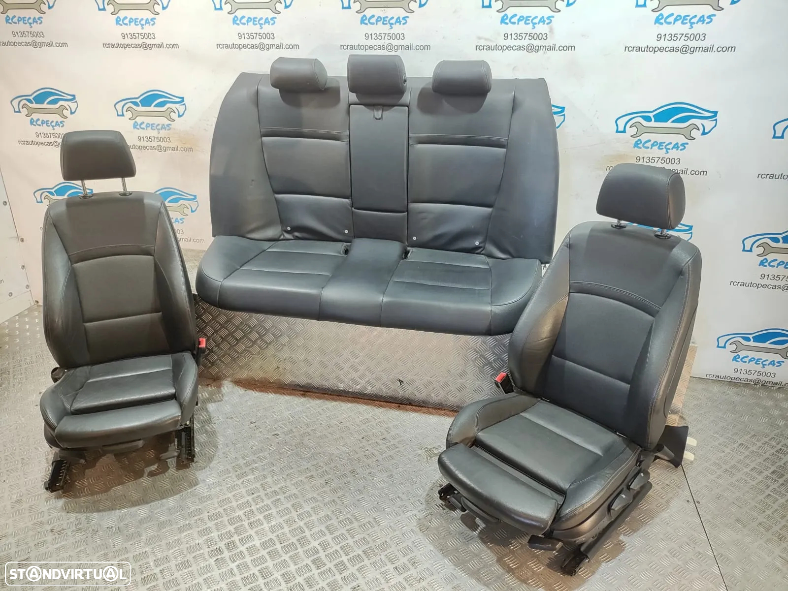 Conjunto Bancos em Pele BMW Serie 3 Sedan E90 Pack M - 12