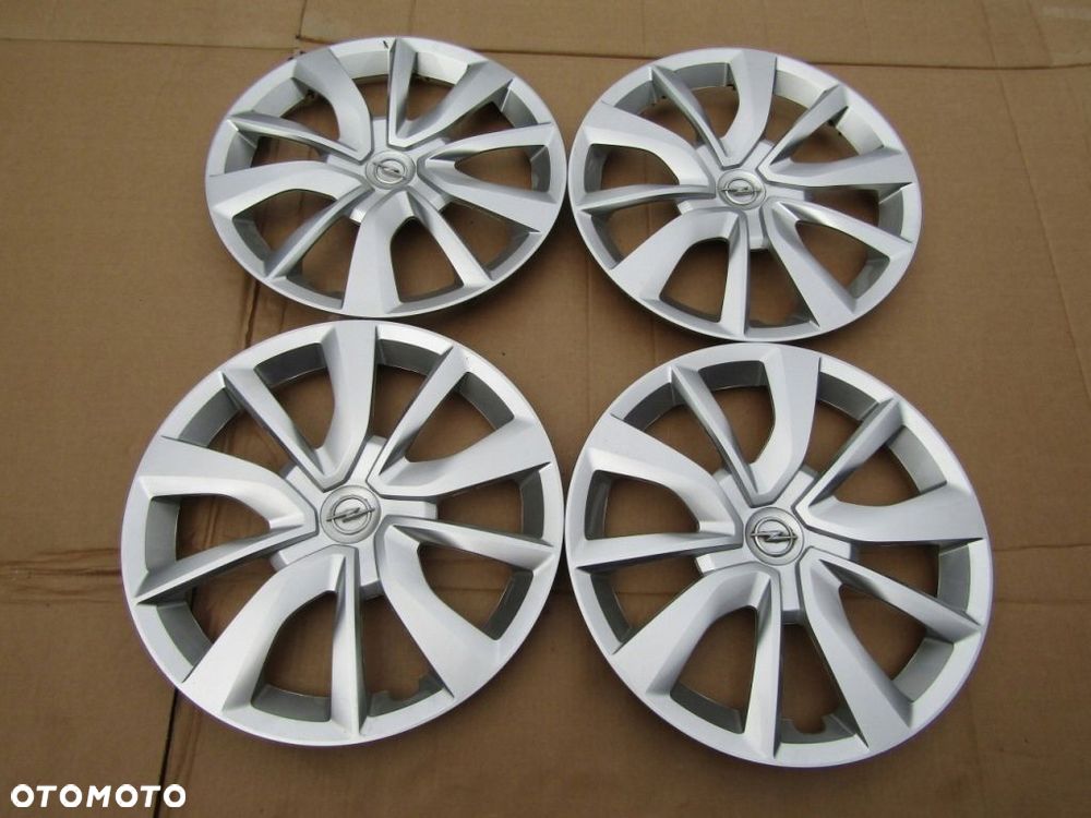 4x Kołpaki 16 Opel Astra H III Corsa F Zafira B Vectra C Meriva Crossland-X - 1