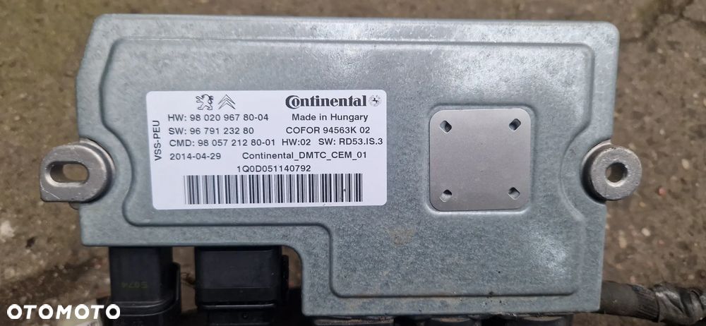 CITROEN DS3 MODUŁ KONDENSATOR START STOP 9801739380 9802096780 - 5