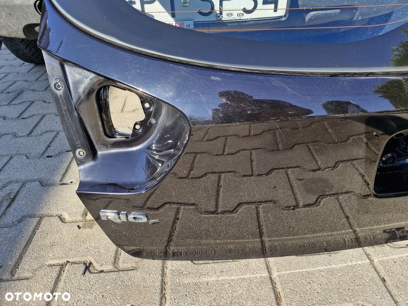 KIA RIO 3 III KLAPA POKRYWA BAGAŻNIKA TYŁ TYLNA CZARNA - 7